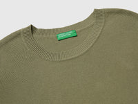 Olive green short sleeve sweater - ucb_image_DS1