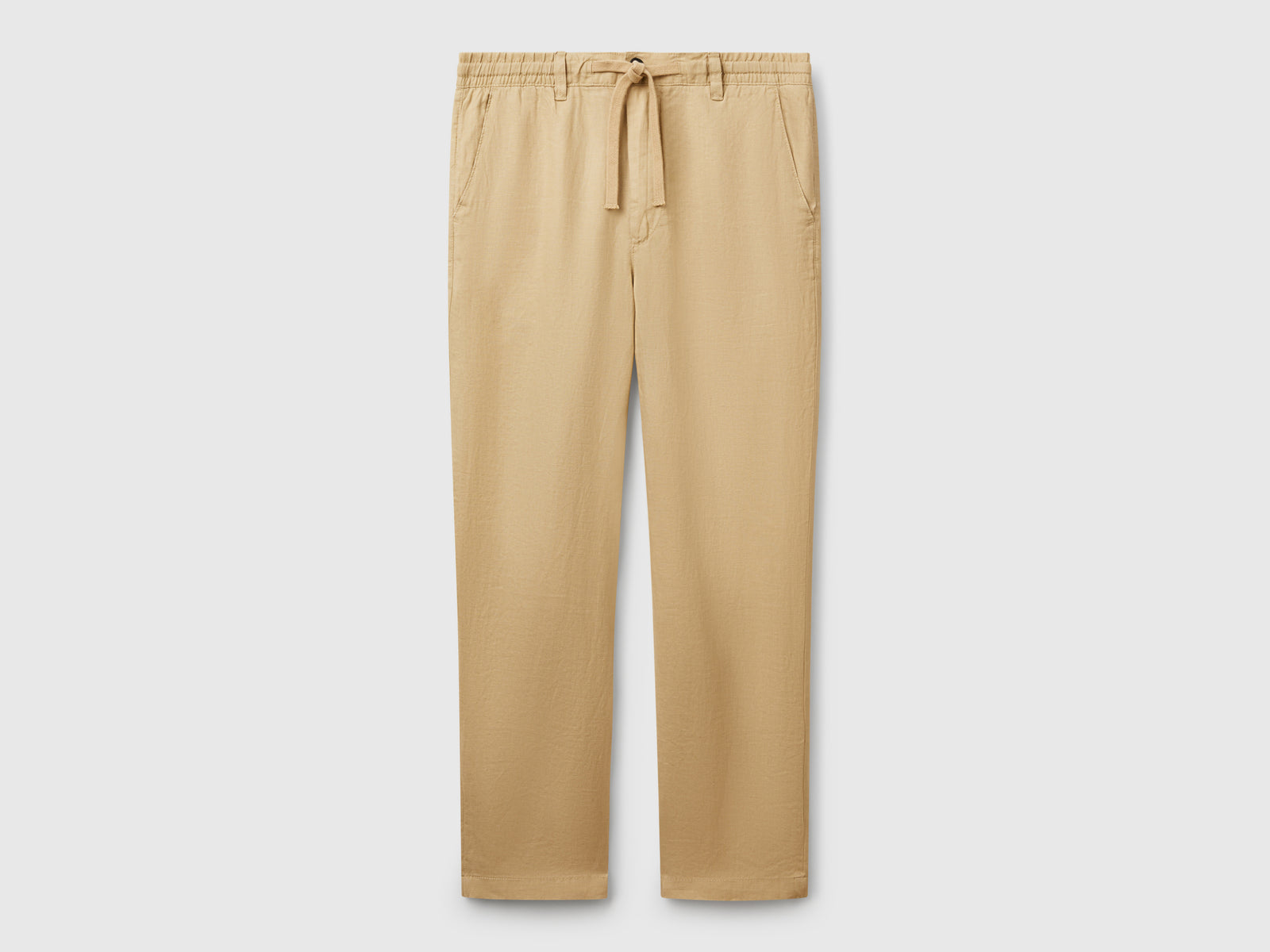 Trousers in pure linen with drawstring - ucb_image_FS