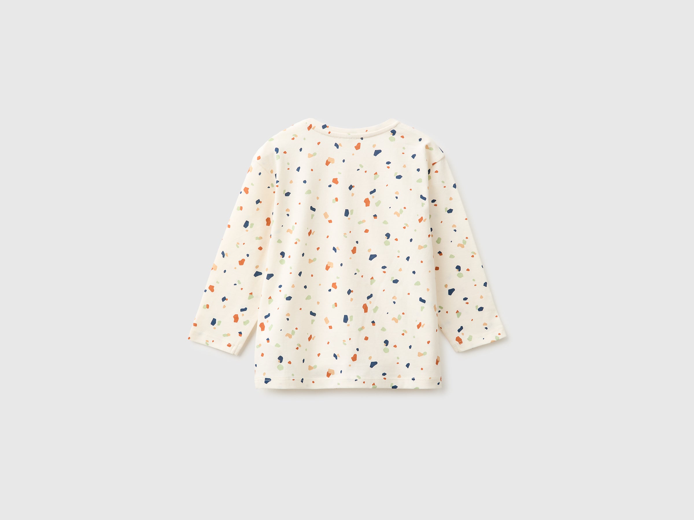 T-shirt com estampa padrão em algodão orgânico - ucb_image_BS