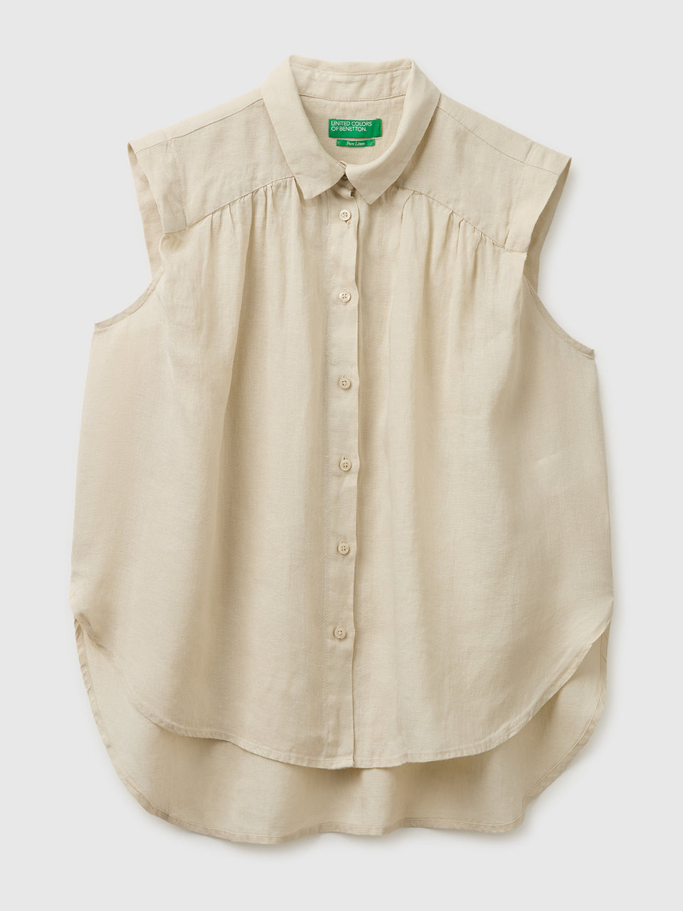 100% linen sleeveless blouse - ucb_image_FS