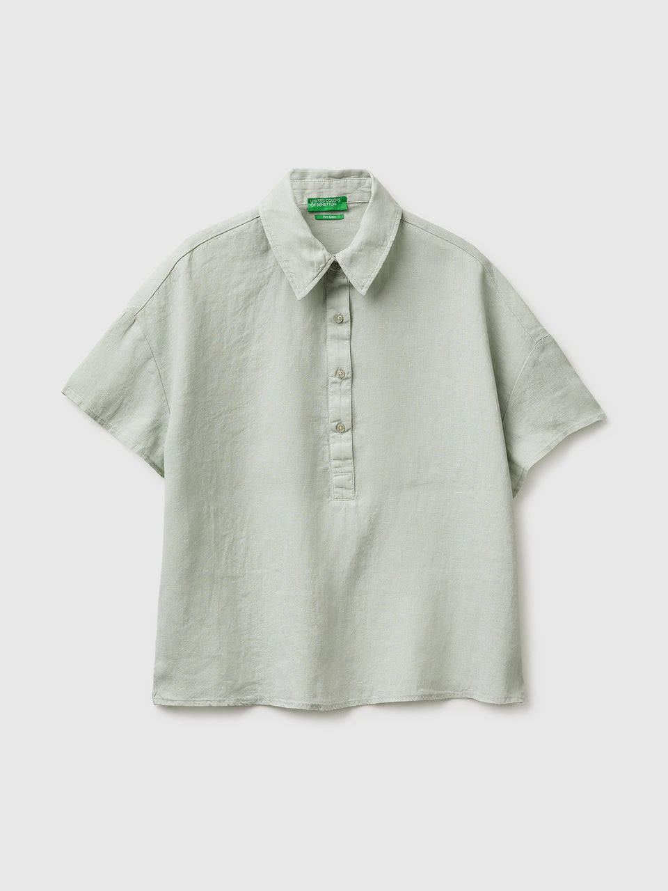 100% linen short-sleeved blouse - ucb_image_FS