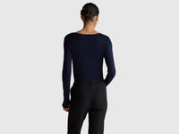 T-shirt slim fit em viscose stretch - ucb_image_B