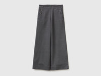 High-waisted trousers with buttons - ucb_image_FS
