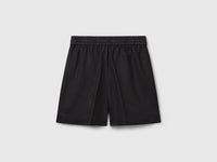 Shorts em linho puro com cordão de ajuste - ucb_image_BS