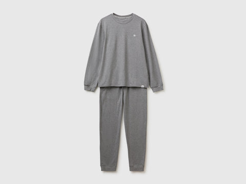 Pijama comprido com logótipo em algodão stretch - ucb_image_FS
