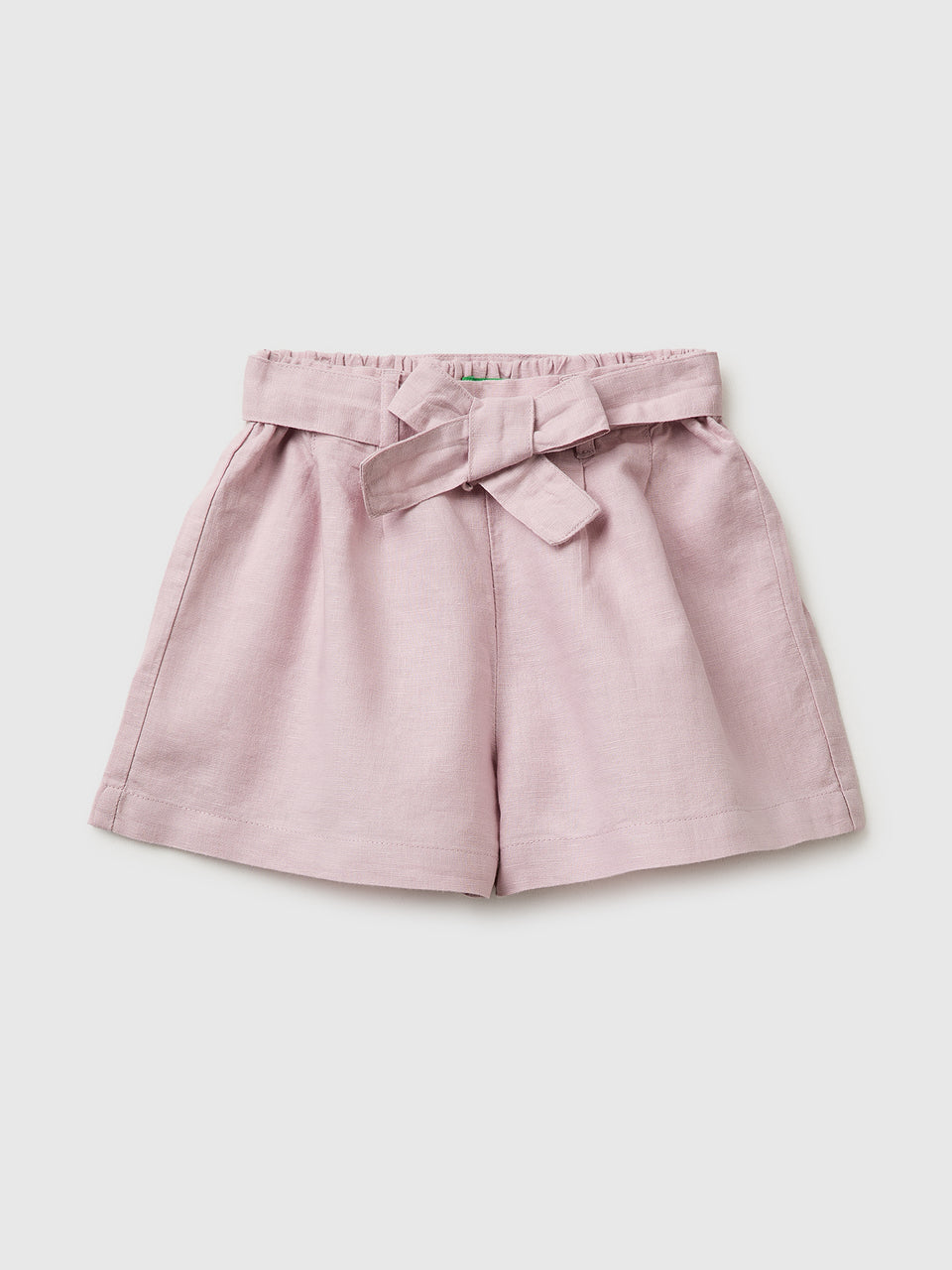 Linen blend shorts with sash - ucb_image_FS