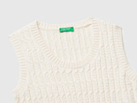 Gilet in maglia con trecce - ucb_image_DS1