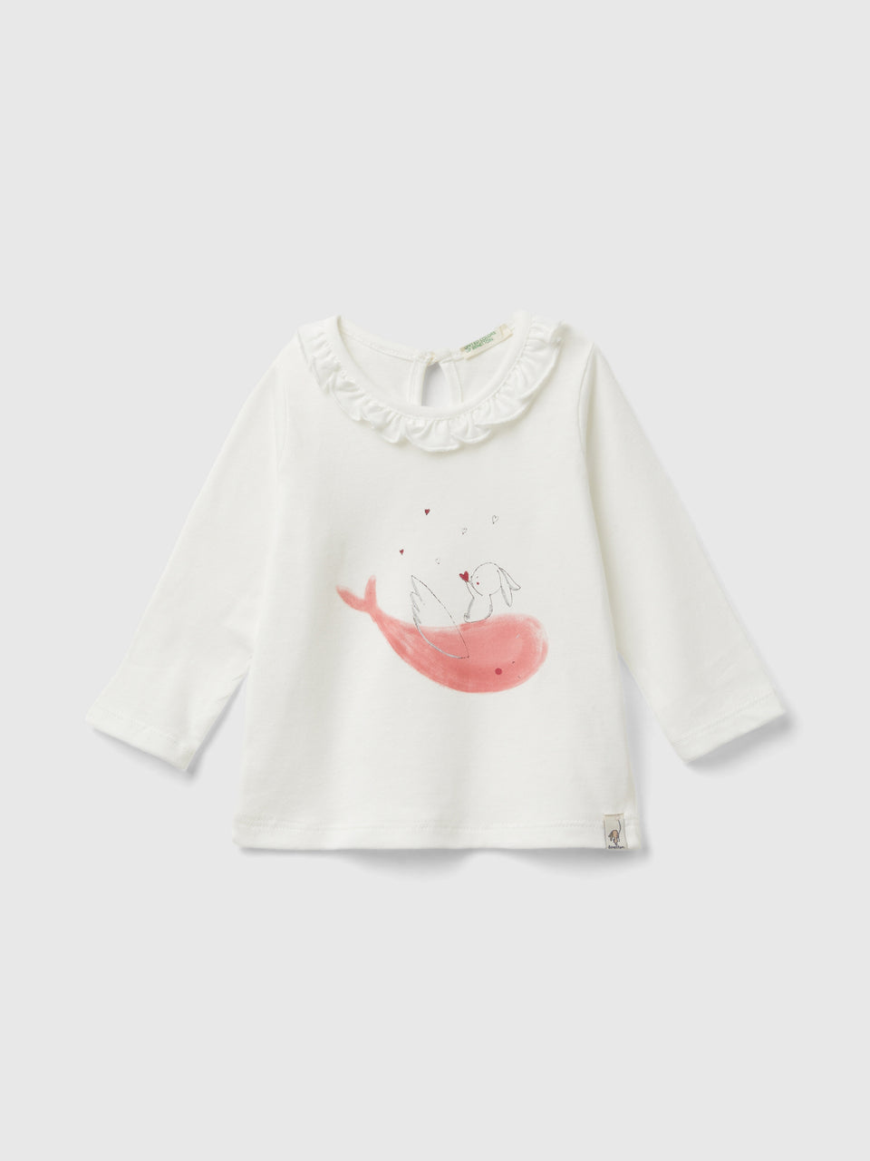T-shirt com folhos na gola - ucb_image_FS