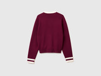 Boxy fit V-neck sweater - ucb_image_BS