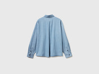 Cropped chambray shirt - ucb_image_BS
