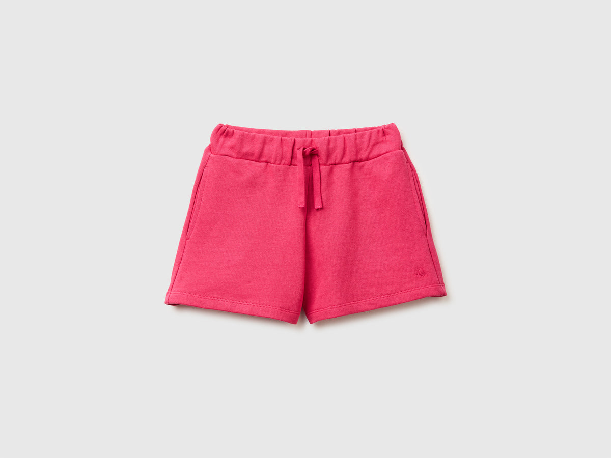 Shorts in sweat fabric with drawstring - ucb_image_FS