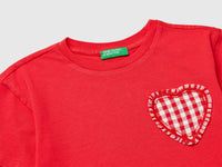 T-shirt com patch vichy - ucb_image_DS1