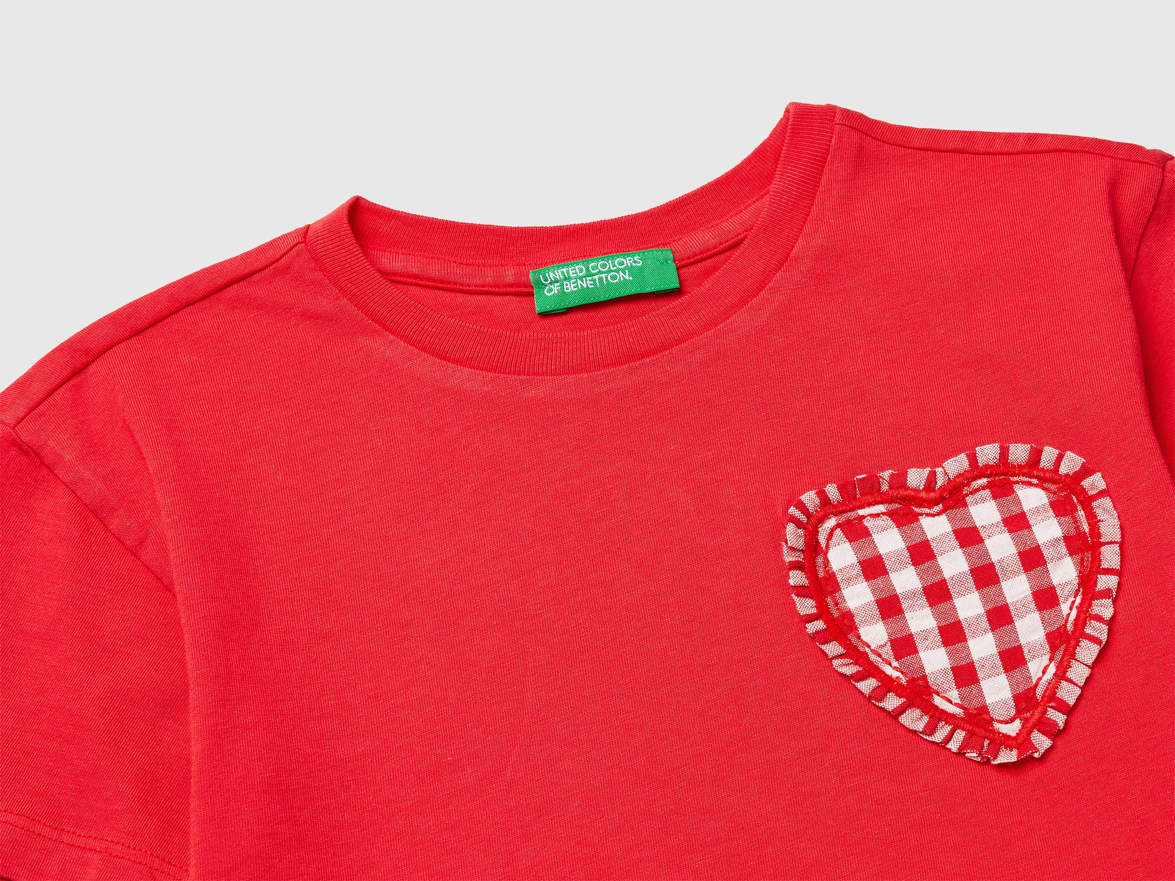 T-shirt com patch vichy - ucb_image_DS1