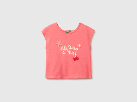 T-shirt with print and applications - ucb_image_FS