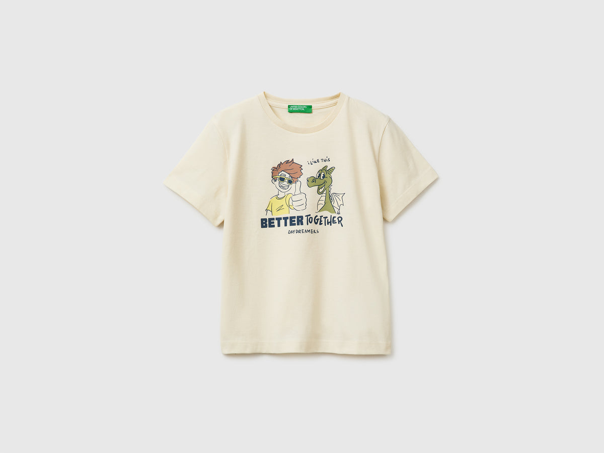Crew neck T-shirt with print - ucb_image_FS