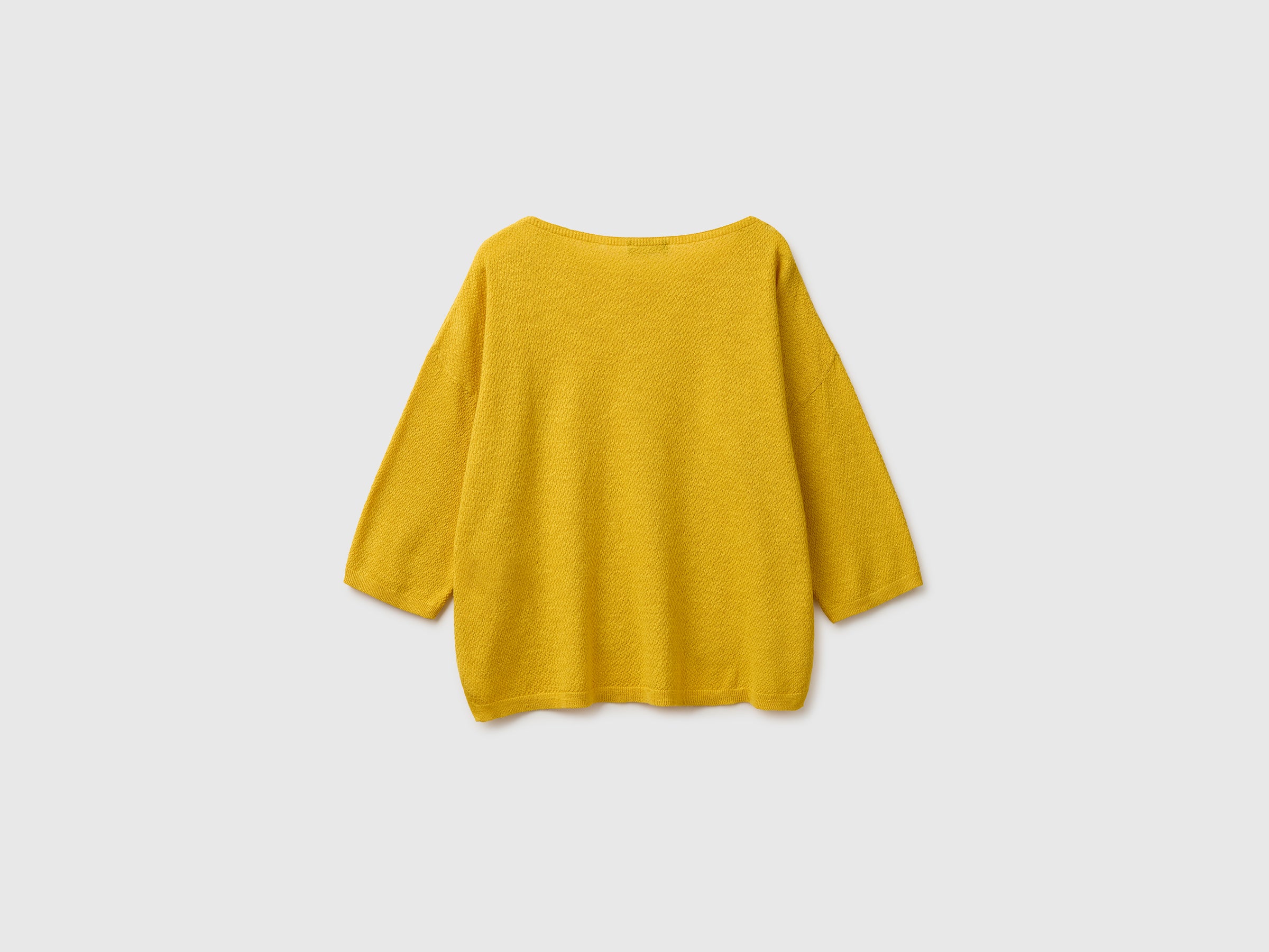 Camisola boxy fit em mistura de linho - ucb_image_BS