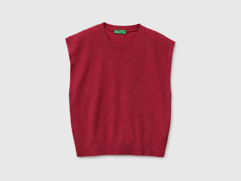 Camisola sem mangas em mistura de linho - ucb_image_FS