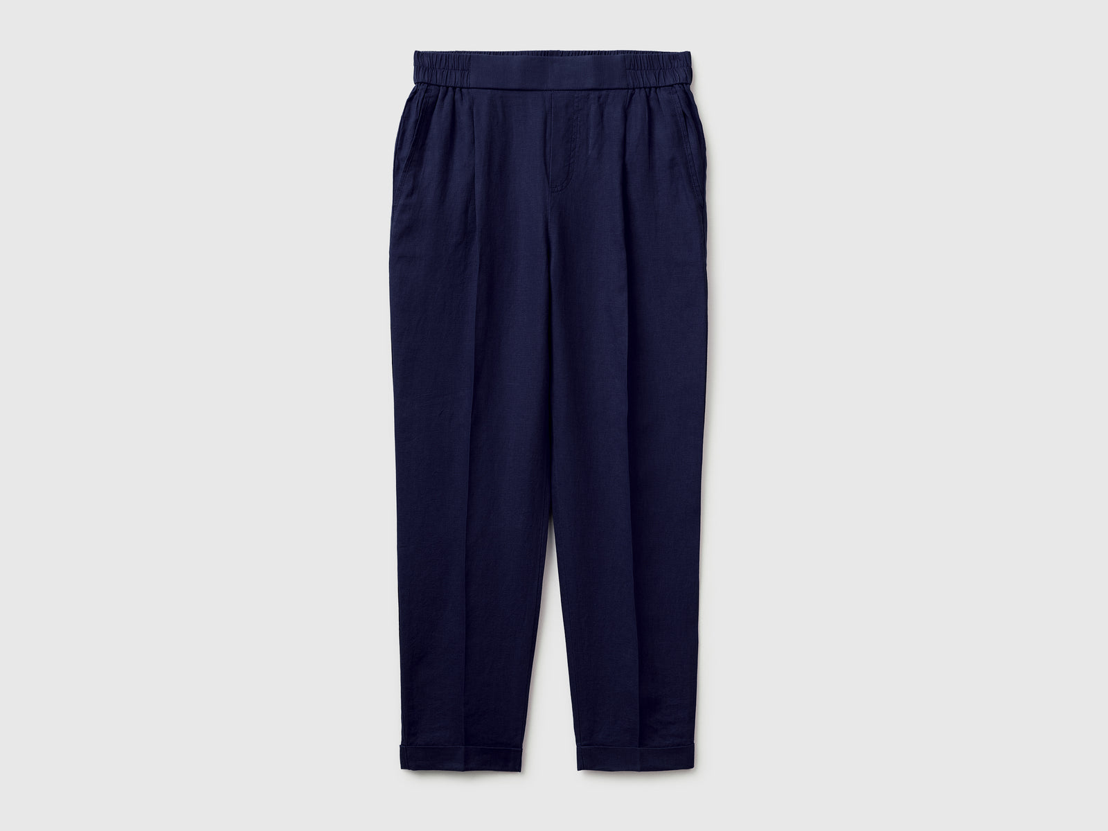 100% linen cigarette trousers - ucb_image_FS