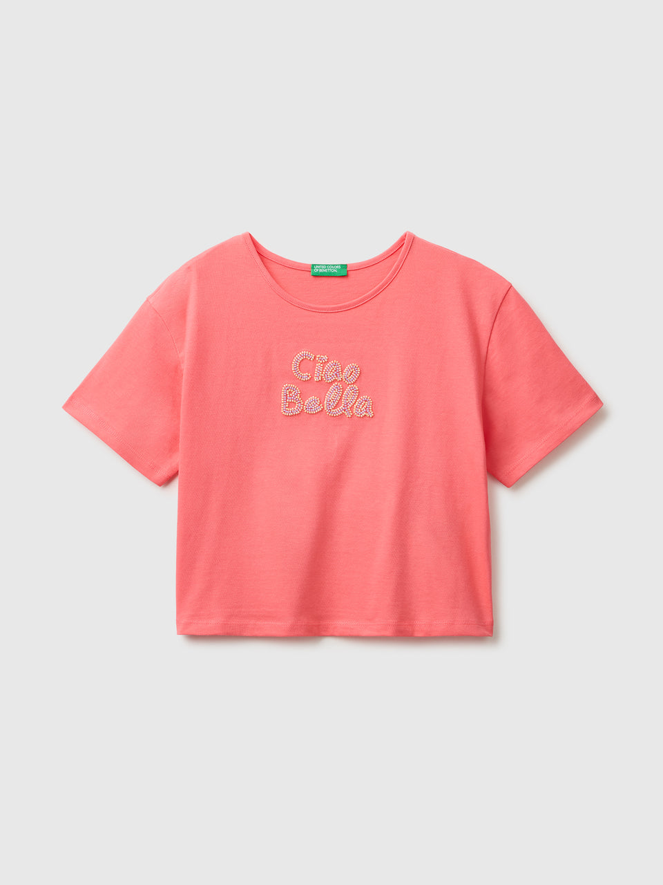 T-shirt with print and beads - ucb_image_FS