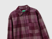 Camisa aos quadrados de veludo canelado - ucb_image_FY