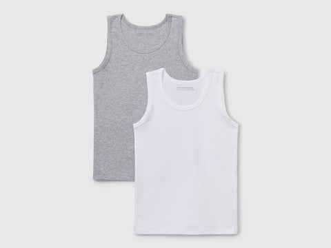 Duas t-shirts sem mangas em algodão orgânico stretch - ucb_image_FS