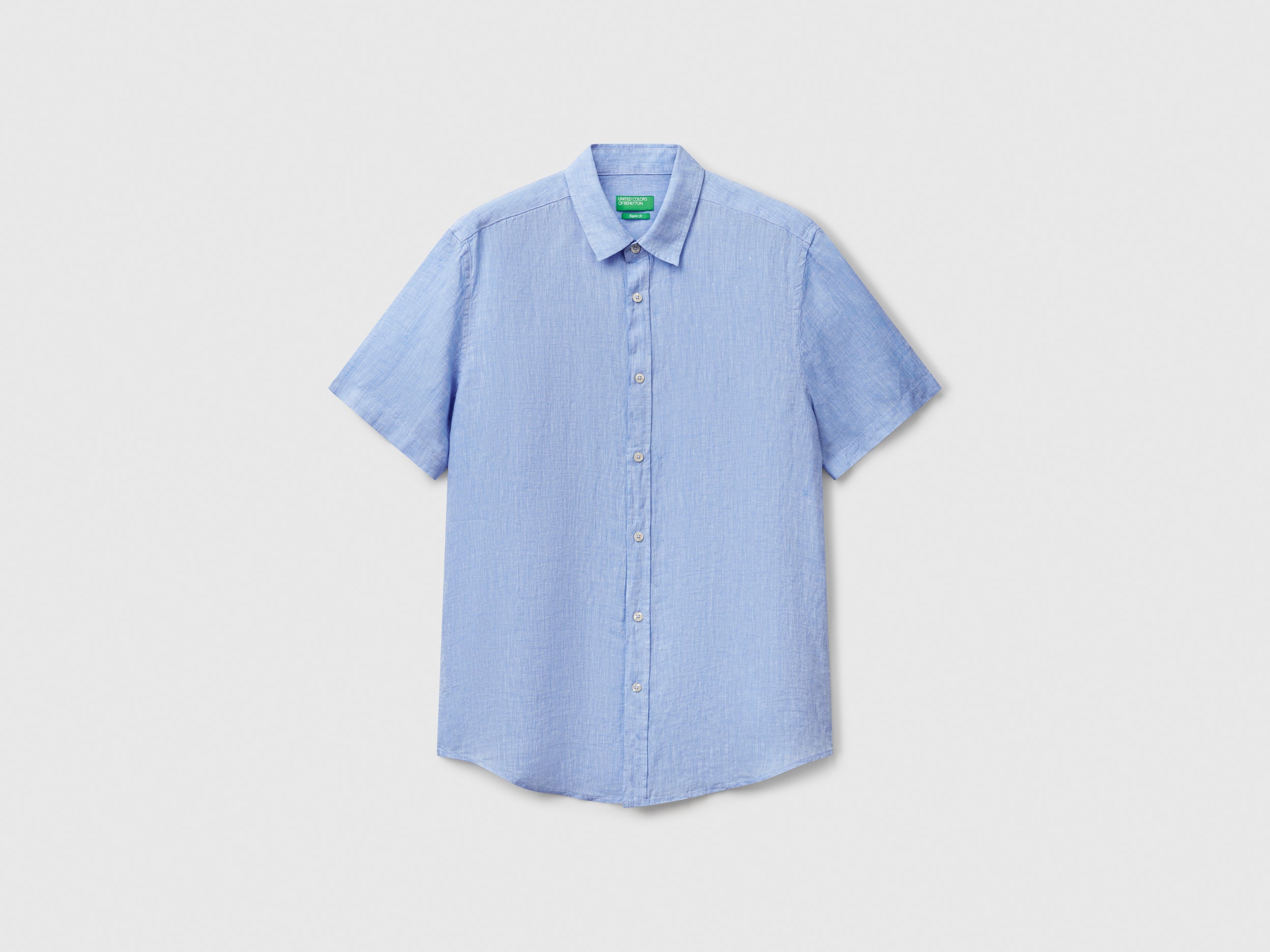 Short sleeve shirt in pure linen - ucb_image_FS