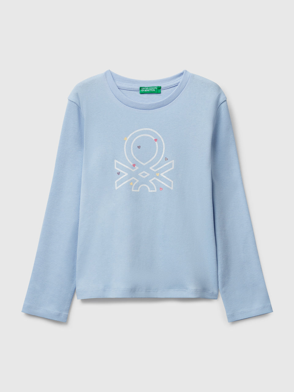 T-shirt com logótipo glitter em algodão - ucb_image_FS