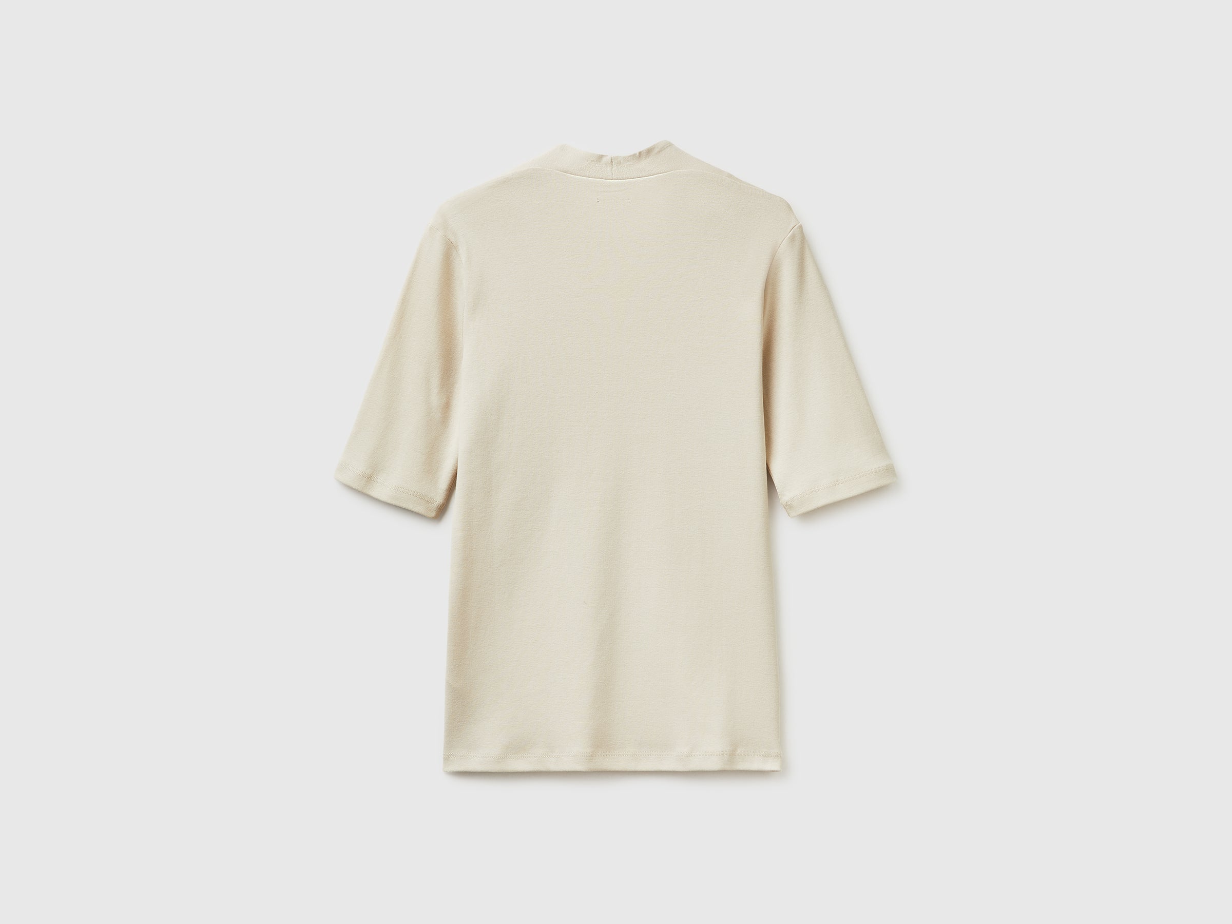 T-shirt slim fit em algodão de fibra longa - ucb_image_BS