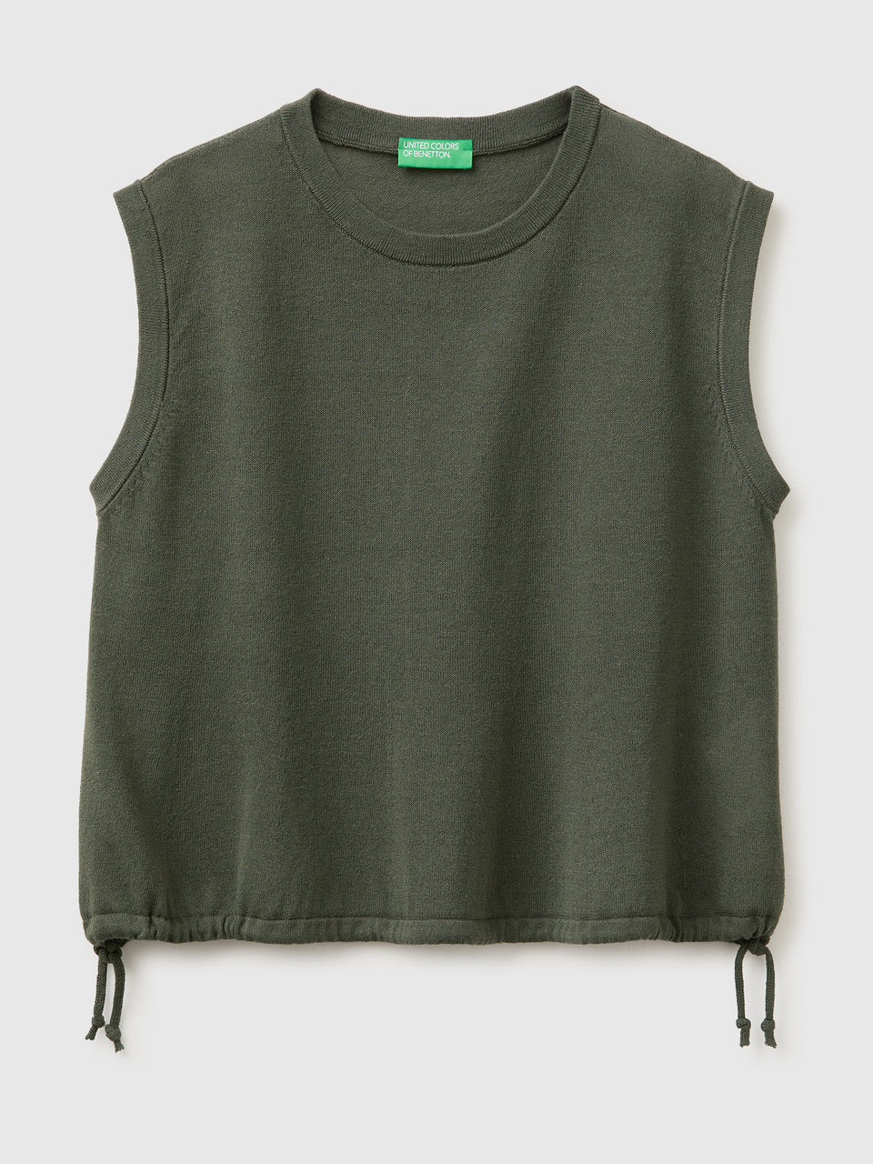 Sleeveless linen blend sweater - ucb_image_FS