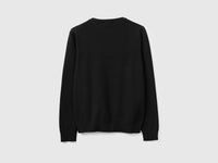 Black cardigan in tricot cotton - ucb_image_BS