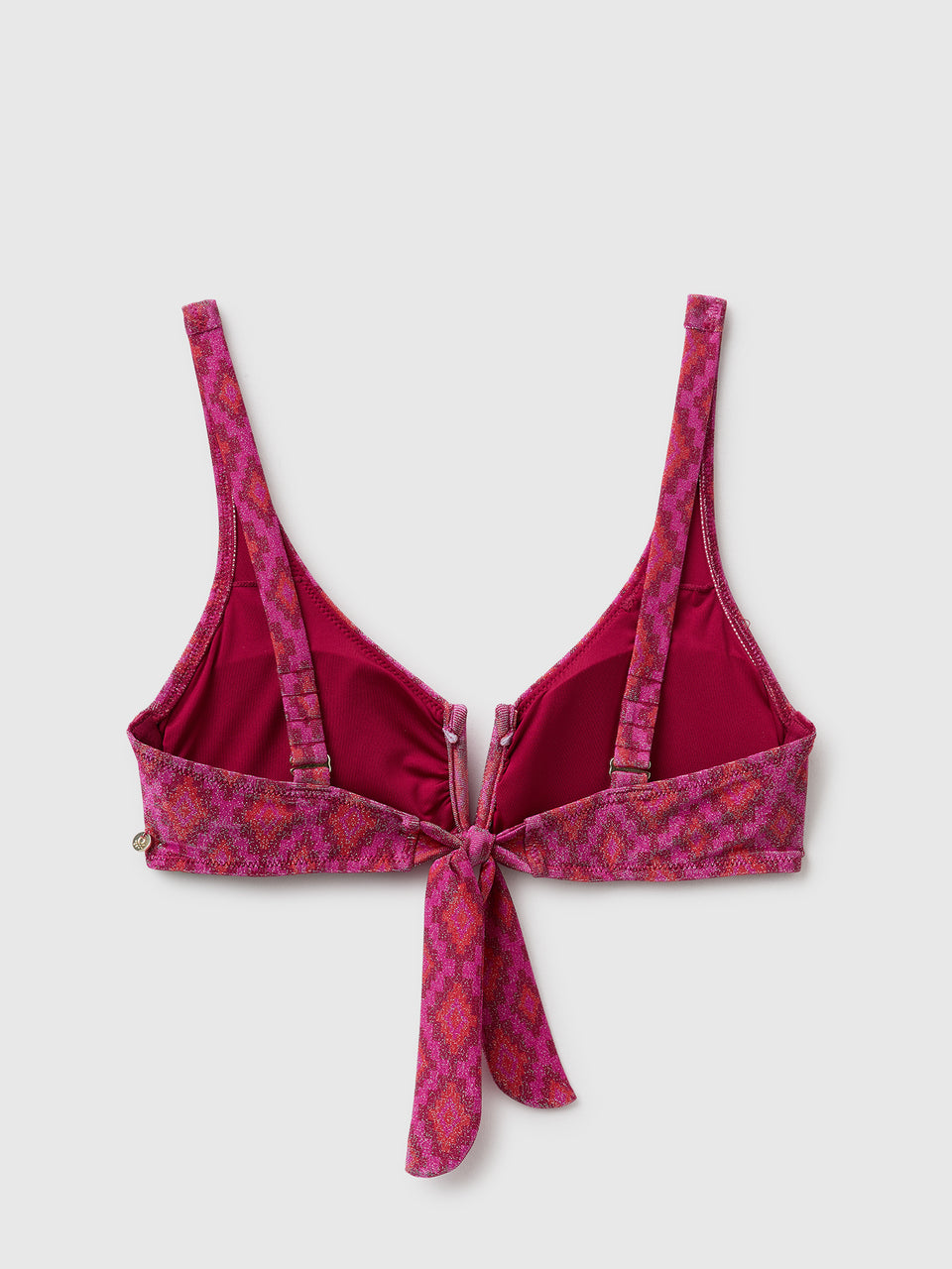 Soutien de biquíni com estampado étnico e lurex - ucb_image_BS
