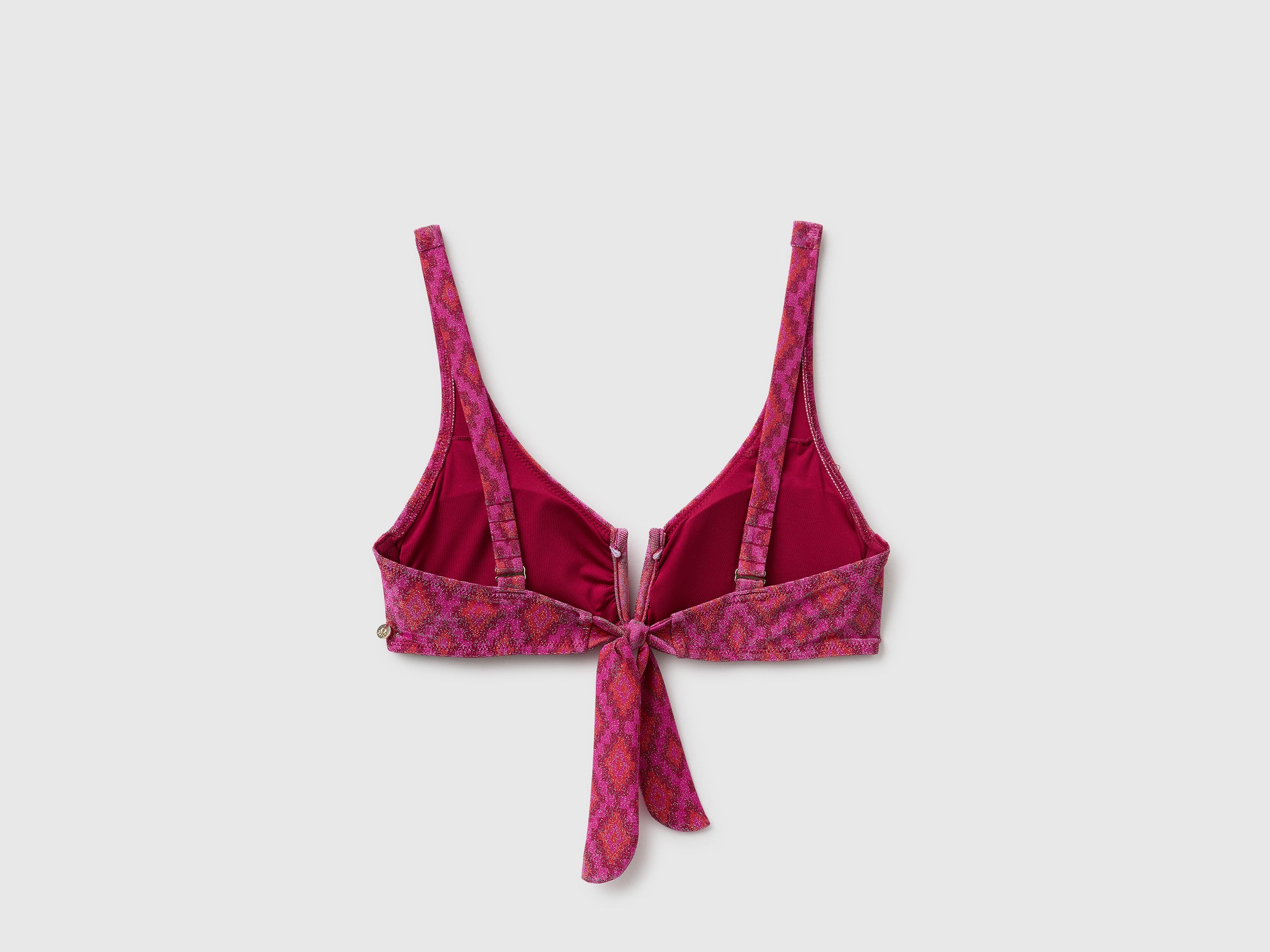 Soutien de biquíni com estampado étnico e lurex - ucb_image_BS