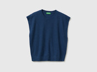 Camisola sem mangas em mistura de linho - ucb_image_FS