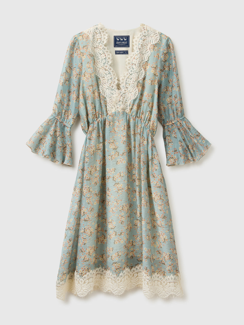 Vestido estampado com renda - ucb_image_FS
