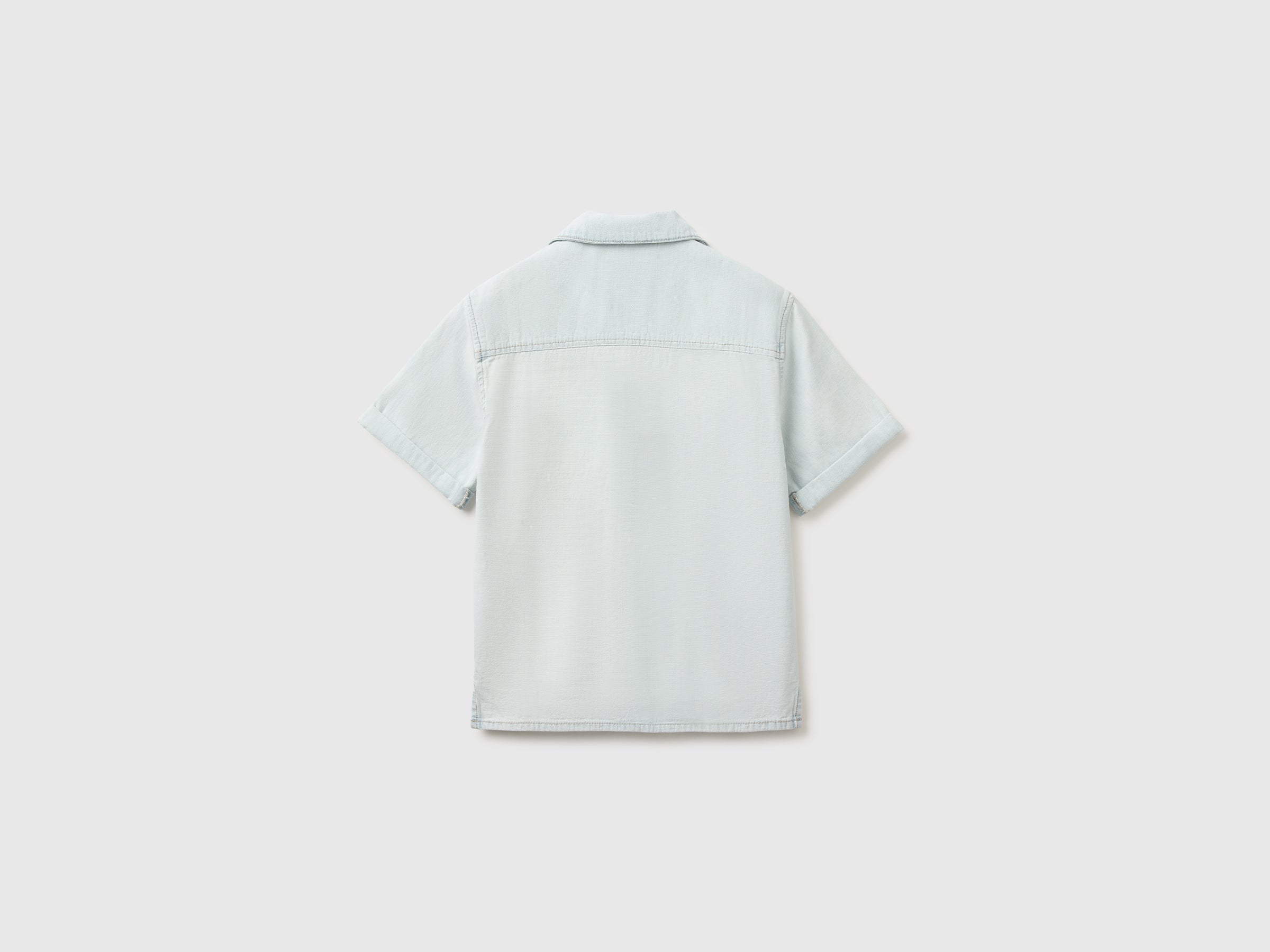 Short-sleeved denim shirt - ucb_image_BS