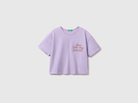 T-shirt with print and beads - ucb_image_FS