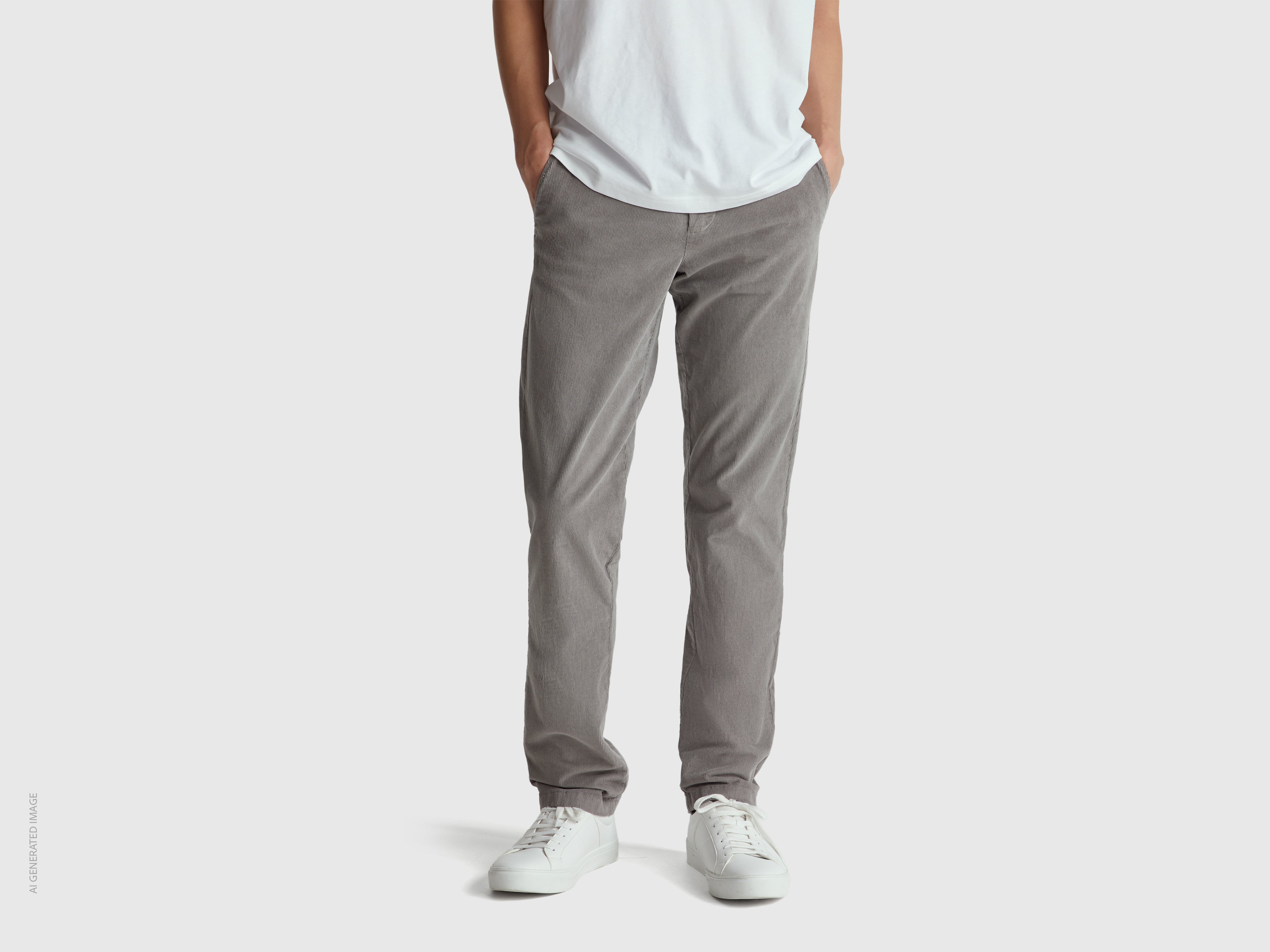 Calças slim fit em veludo stretch - ucb_image_F