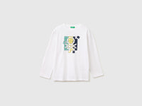 T-shirt in organic cotton with logo print - ucb_image_FS
