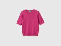 Plum sweater with short sleeves - ucb_image_FS
