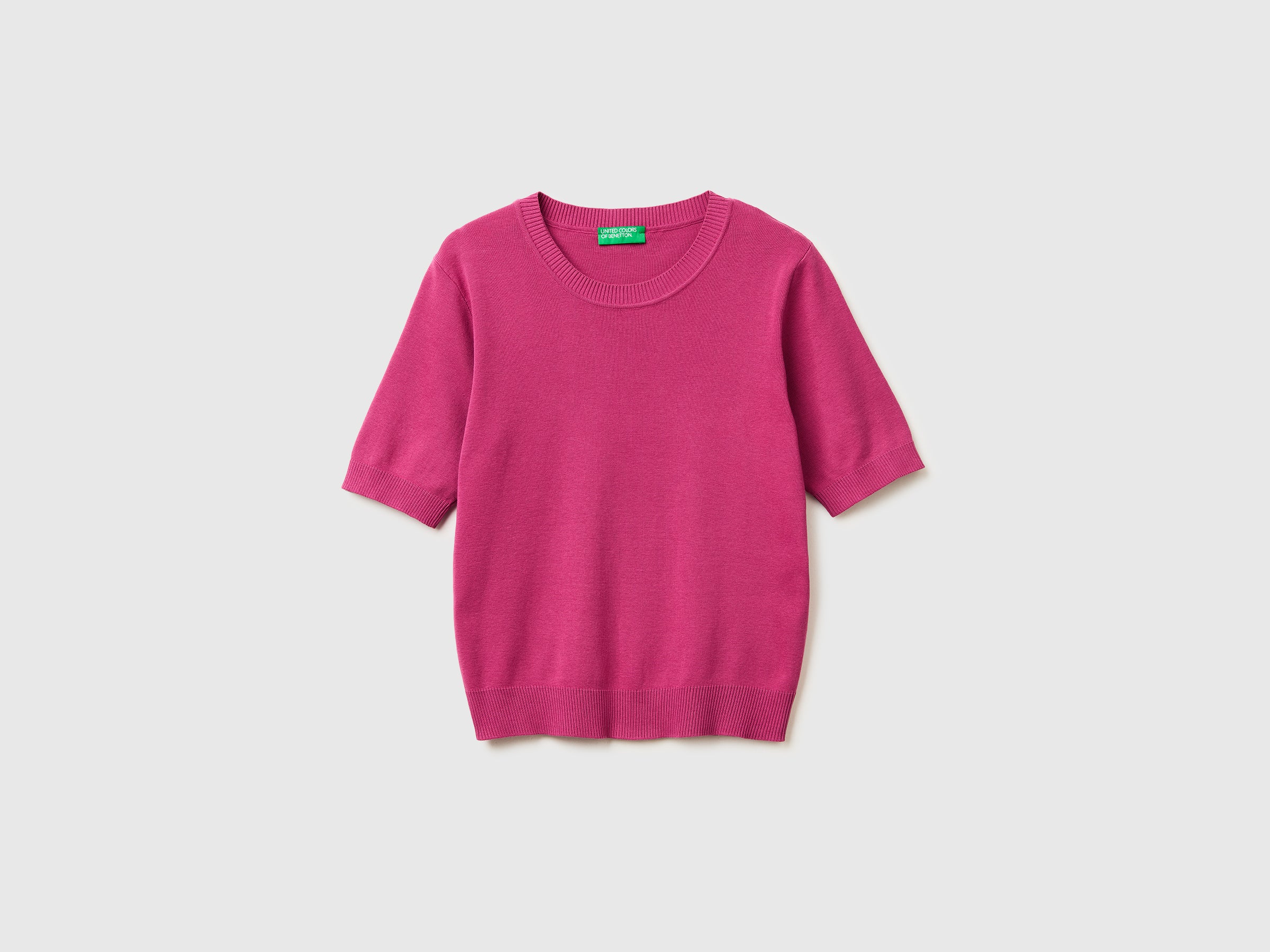 Plum sweater with short sleeves - ucb_image_FS