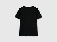 T-shirt em algodão puro com decote em V - ucb_image_BS