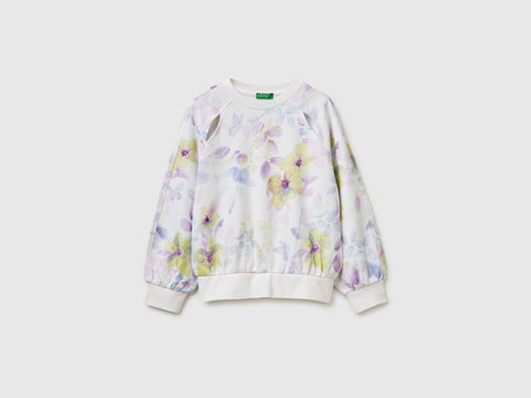 Floral sweatshirt with cut-out - ucb_image_FS