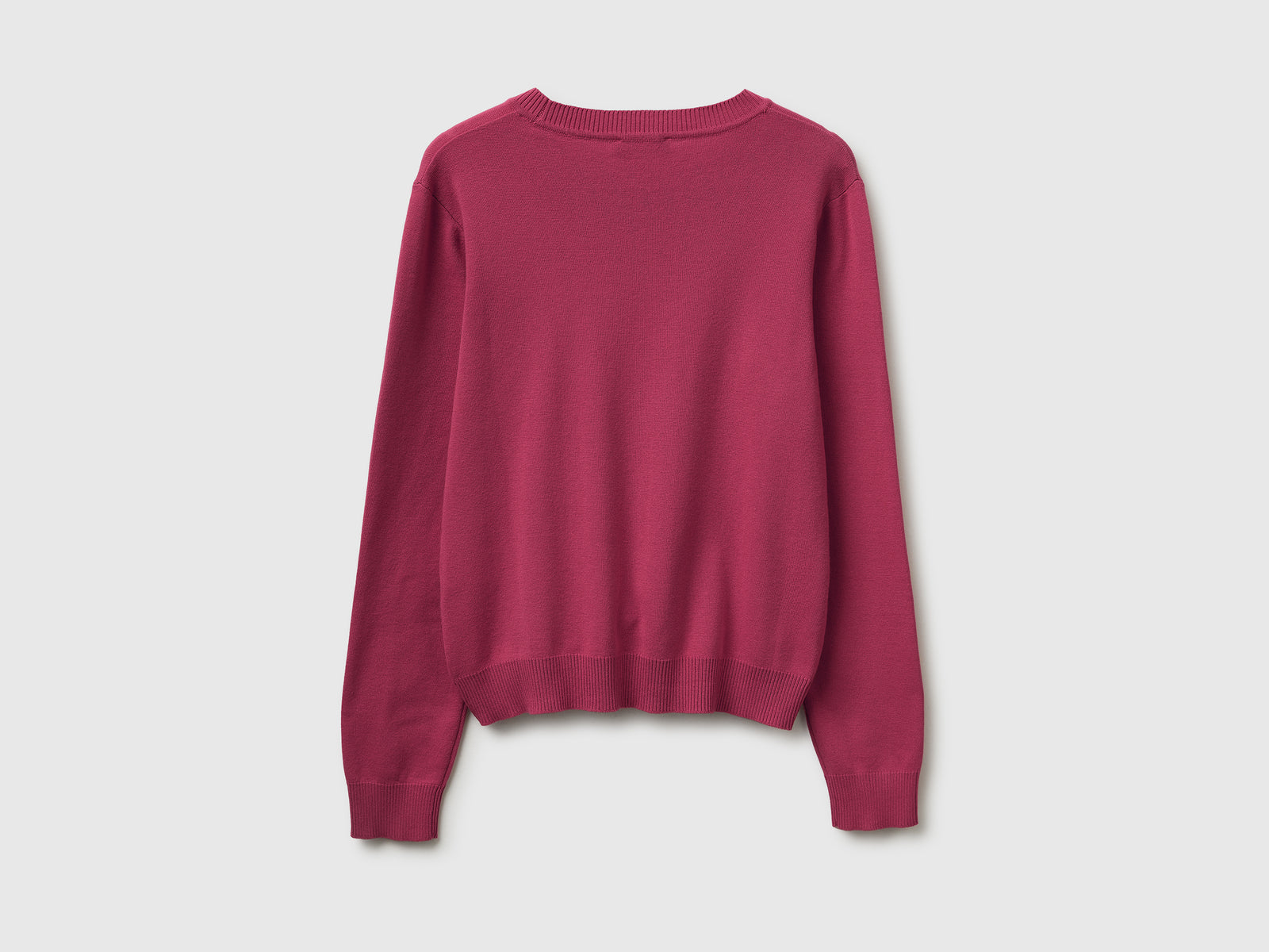 Plum sweater in cotton tricot - ucb_image_BS