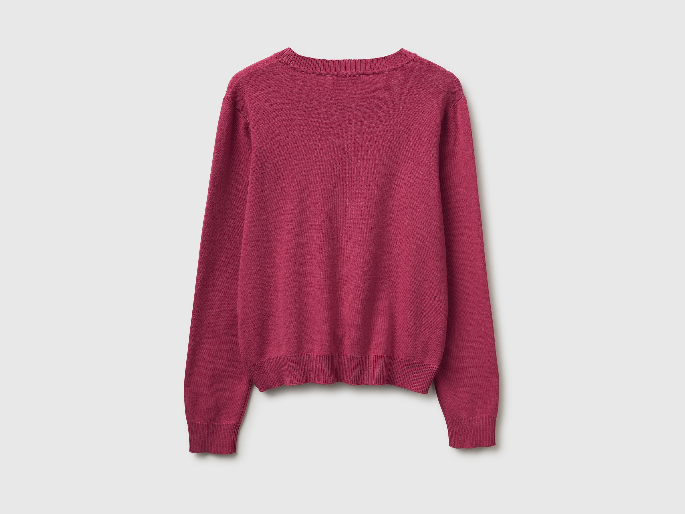 Plum sweater in cotton tricot - ucb_image_BS