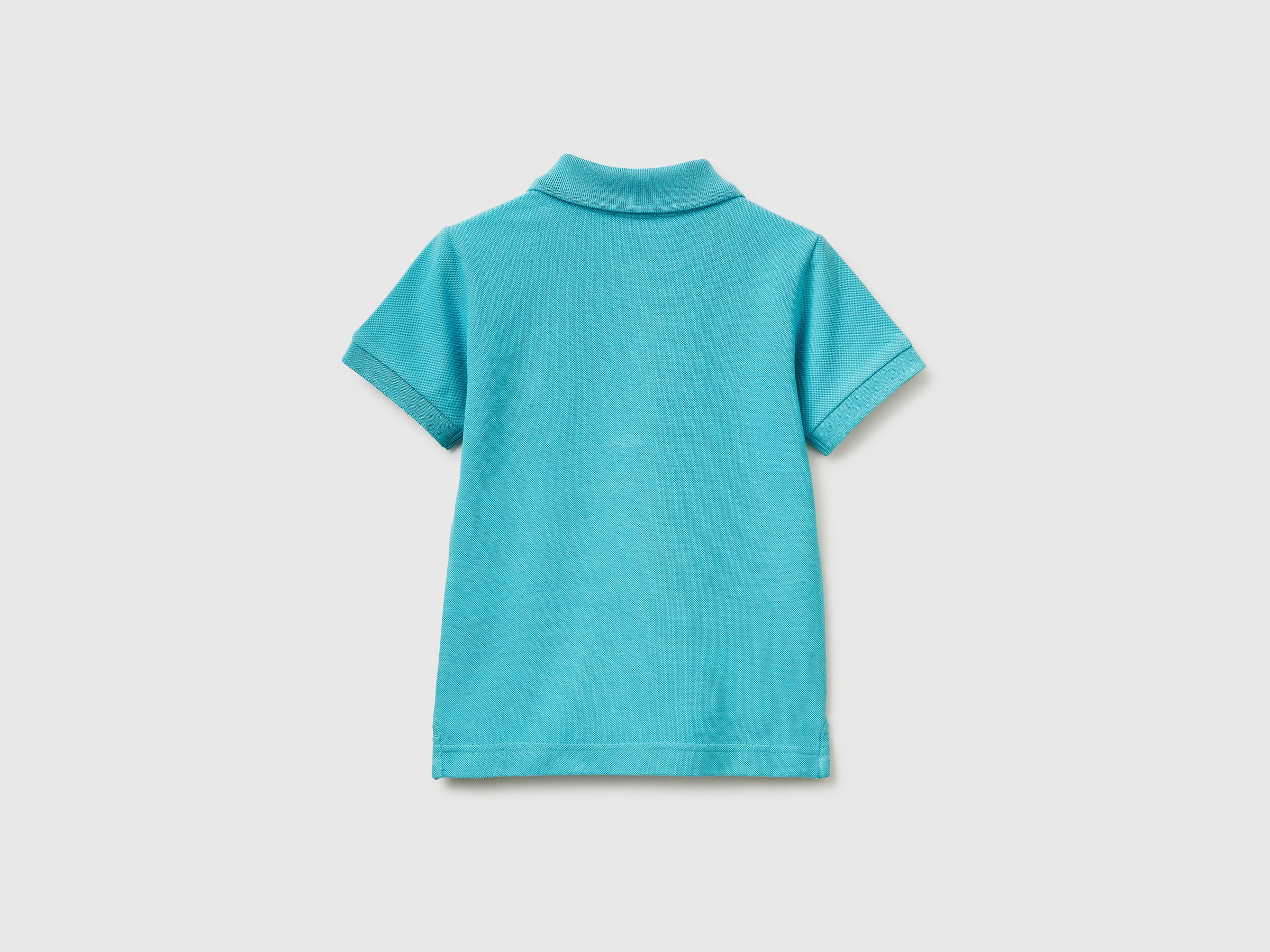 Short-sleeved polo in pure cotton - ucb_image_BS
