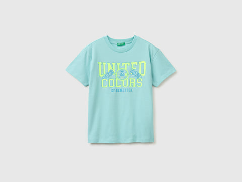 Organic cotton T-shirt with logo print - ucb_image_FS