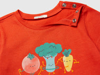 Organic cotton T-shirt with print - ucb_image_DS1