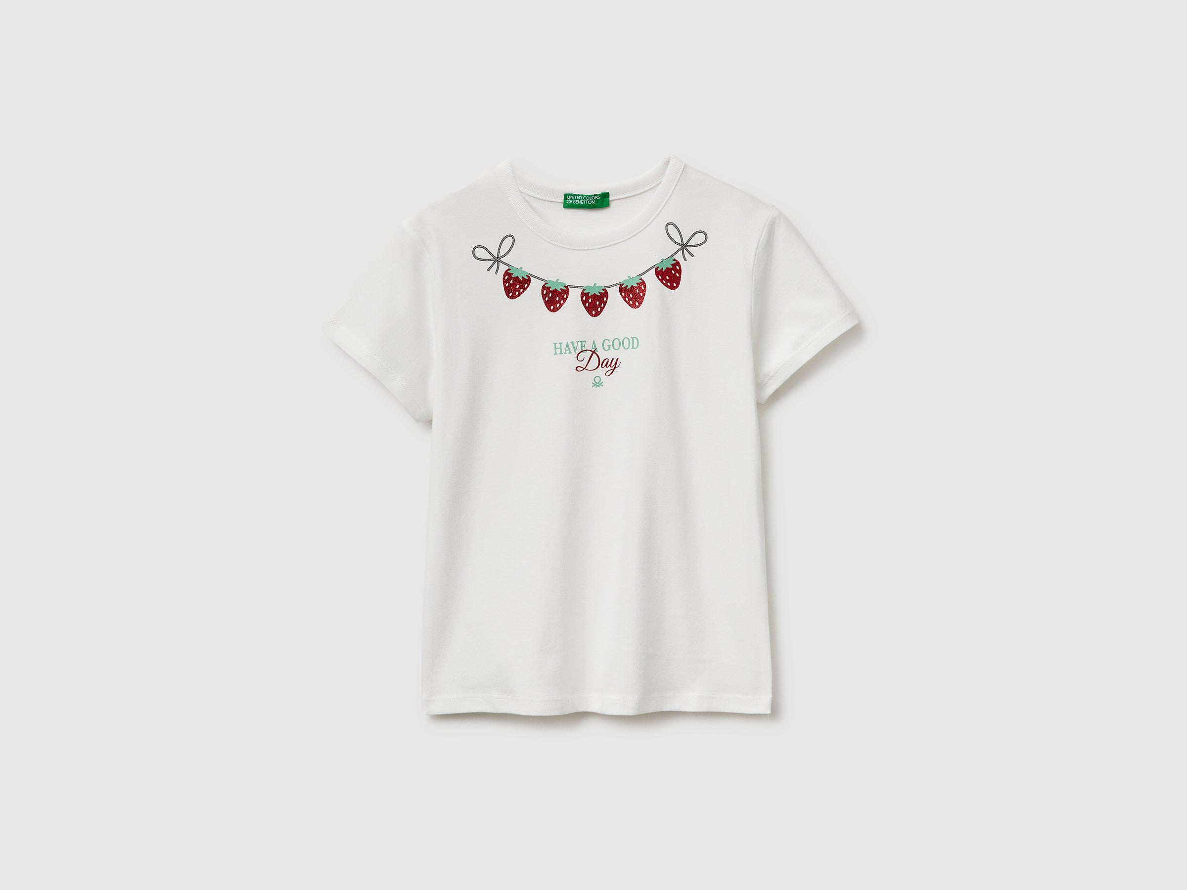 T-shirt with print and glitter - ucb_image_FS