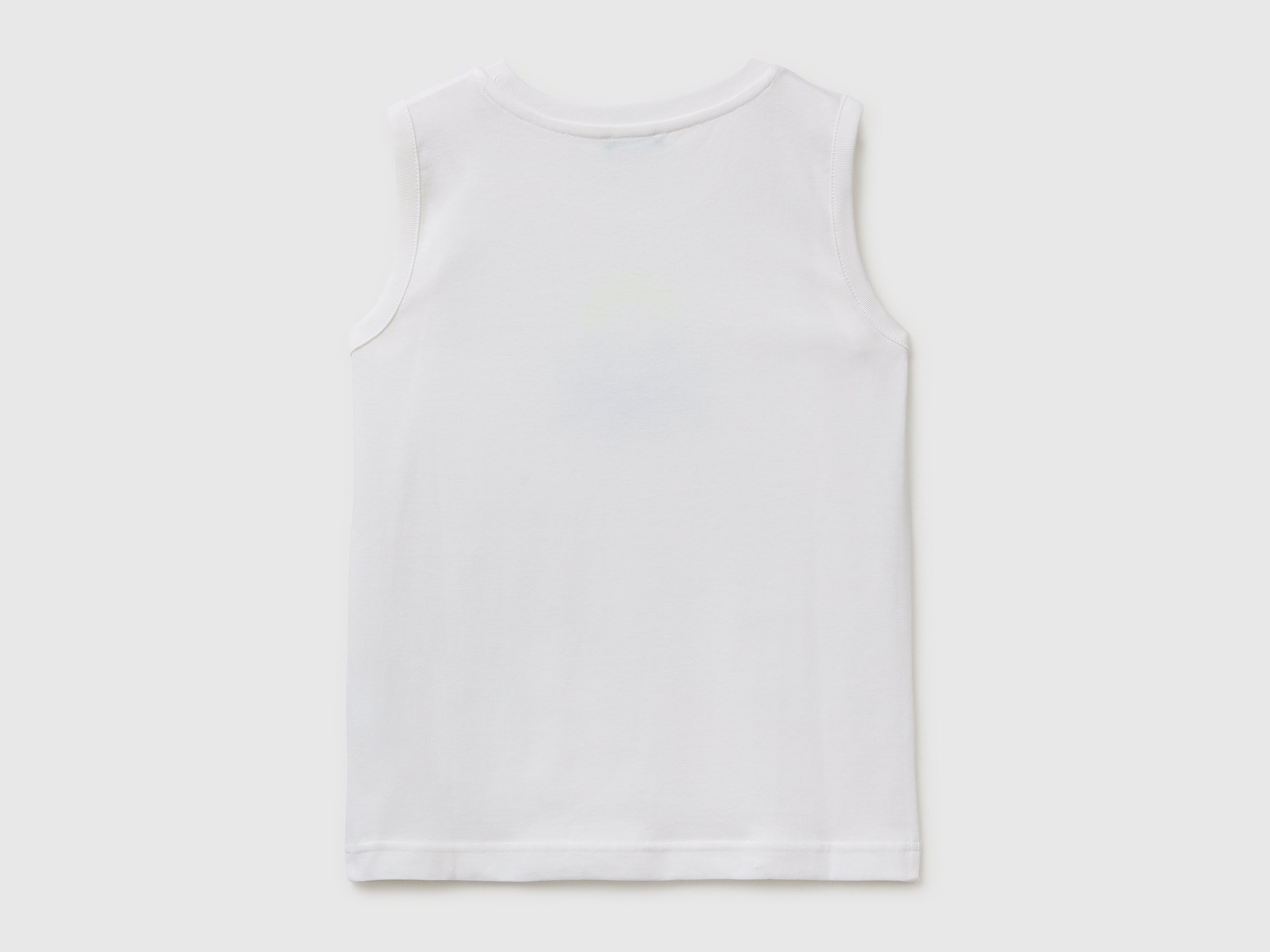 Organic cotton tank top with logo print - ucb_image_BS
