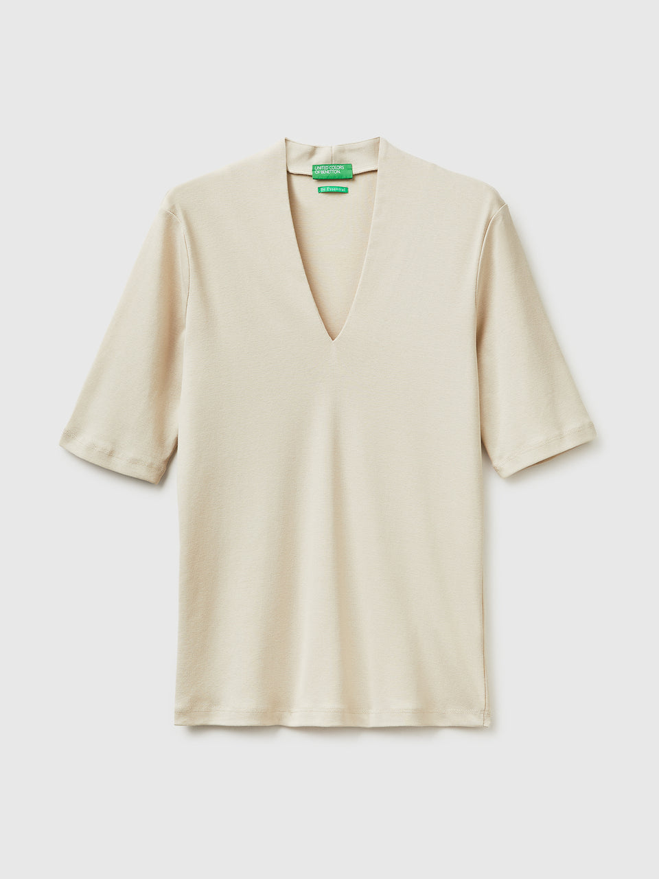 T-shirt slim fit em algodão de fibra longa - ucb_image_FS